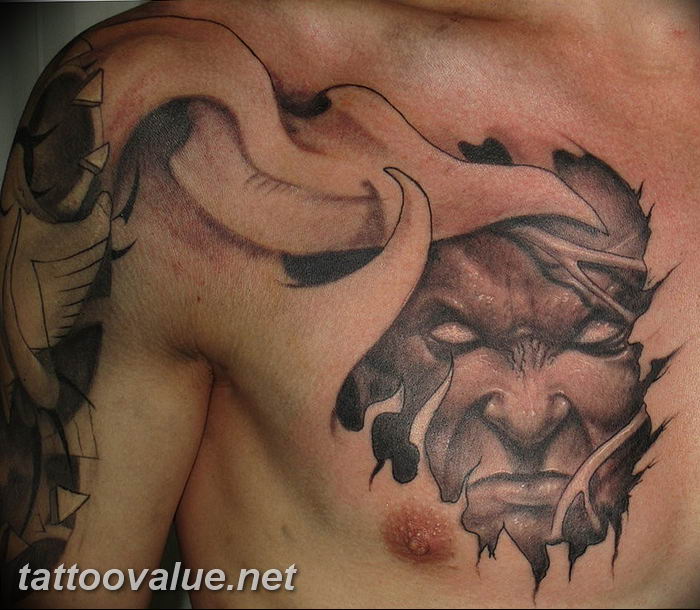 photo photo tattoo demon 05.12.2018 №024 - tattoo patterns - tattoovalue.net